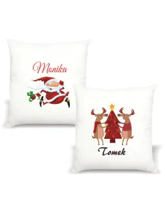 Poduszka z nadrukiem PREZENT ŚWIĘTA MIKOŁAJ