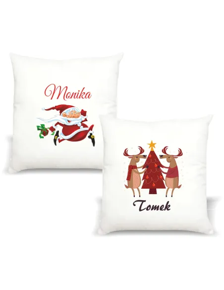 Poduszka z nadrukiem PREZENT ŚWIĘTA MIKOŁAJ