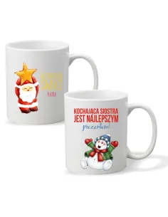 Kubek z imieniem PREZENT WESOŁYCH ŚWIĄT