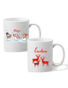 Kubek z imieniem PREZENT na ŚWIĘTA