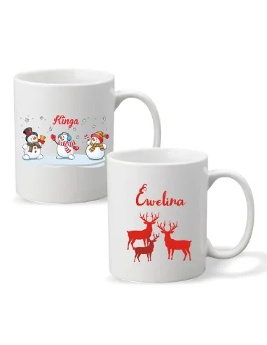 Kubek z imieniem PREZENT na ŚWIĘTA