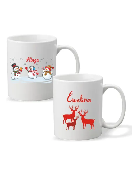 Kubek z imieniem PREZENT na ŚWIĘTA