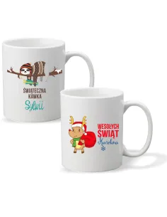 Kubek z imieniem PREZENT ŚWIĄTECZNA DRZEMKA