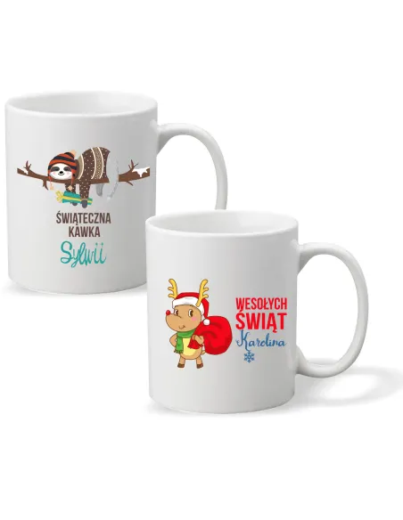 Kubek z imieniem PREZENT ŚWIĄTECZNA DRZEMKA