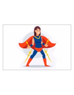 Magnesy na lodówkę - SUPER BOHATERKA - drukarnia, hurtownia, producent magnesów na lodówkę - druktur.com