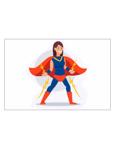 Magnesy na lodówkę - SUPER BOHATERKA - drukarnia, hurtownia, producent magnesów na lodówkę - druktur.com