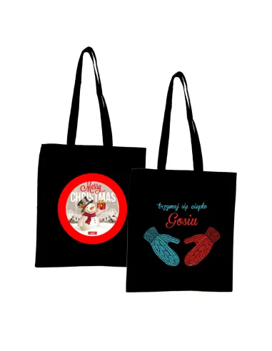 Eko Torba z nadrukiem PREZENT MERRY CHRISTMAS