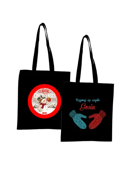 Eko Torba z nadrukiem PREZENT MERRY CHRISTMAS