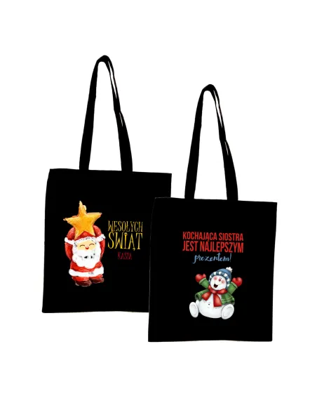 Eko Torba z imieniem PREZENT WESOŁYCH ŚWIĄT
