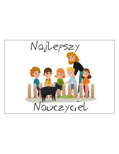 Magnesy na lodówkę - NAJLEPSZY NAUCZYCIEL - drukarnia, hurtownia, producent magnesów na lodówkę - druktur.com