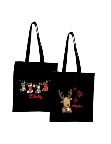 Eko Torba z imieniem PREZENT ŚWIĄTECZNY RENIFER