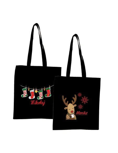 Eko Torba z imieniem PREZENT ŚWIĄTECZNY RENIFER