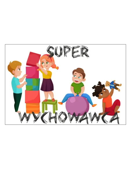 Magnesy na lodówkę - SUPER WYCHOWAWCA - drukarnia, hurtownia, producent magnesów na lodówkę - druktur.com