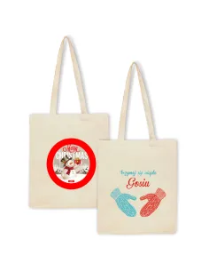 Eko Torba z nadrukiem świątecznym MERRY CHRISTMAS