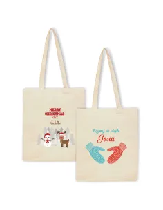 Eko Torba z imieniem napis TRZYMAJ SIĘ CIEPŁO