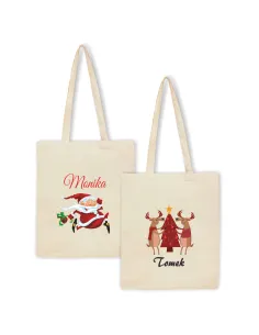Eko Torba z imieniem PREZENT ŚWIĄTECZNY MIKOŁAJ