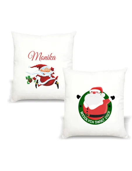 Poduszka z imieniem PREZENT ŚWIĄTECZNY MIKOŁAJ