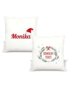 Poduszka z imieniem PREZENT ŚWIĄTECZNY ŚWIĘTA