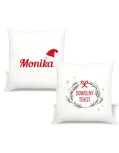 Poduszka z imieniem PREZENT ŚWIĄTECZNY ŚWIĘTA