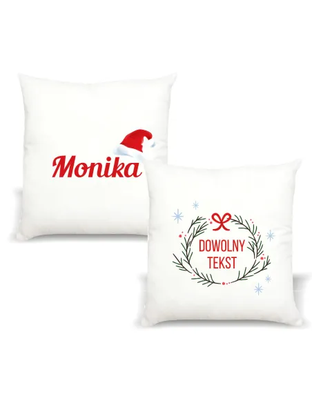 Poduszka z imieniem PREZENT ŚWIĄTECZNY ŚWIĘTA