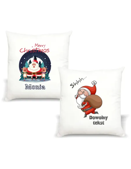 Poduszka z imieniem PREZENT - MERRY CHRISTMAS