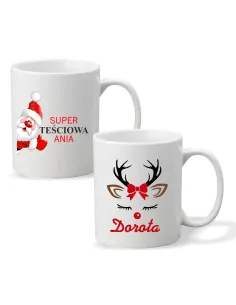 Kubek z imieniem PREZENT SUPER TEŚCIOWA
