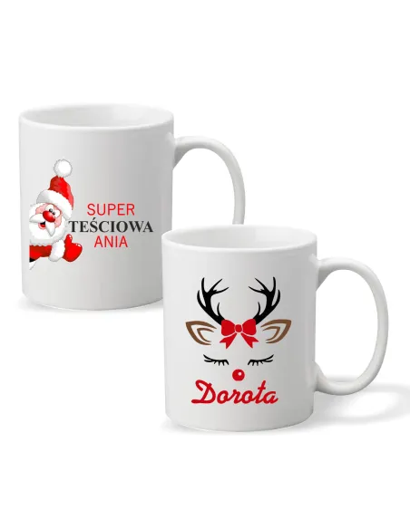 Kubek z imieniem PREZENT SUPER TEŚCIOWA