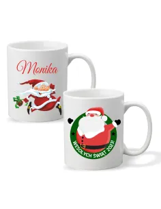 Kubek z imieniem PREZENT ŚWIĄTECZNY MIKOŁAJ
