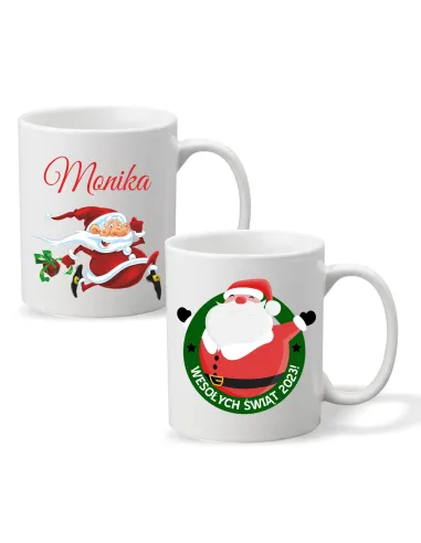 Kubek z imieniem PREZENT ŚWIĄTECZNY MIKOŁAJ