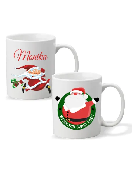 Kubek z imieniem PREZENT ŚWIĄTECZNY MIKOŁAJ