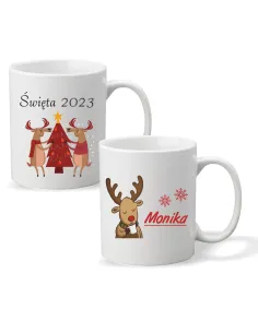 Kubek z nadrukiem PREZENT ŚWIĄTECZNY ŚWIĘTA ROK