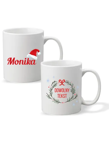 Kubek z imieniem PREZENT ŚWIĄTECZNY ŚWIĘTA
