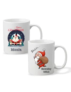 Kubek z imieniem PREZENT - MERRY CHRISTMAS