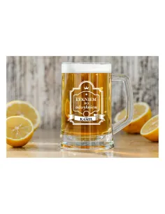 duży KUFEL do Piwa na PREZENT z GRAWEREM 660 ml