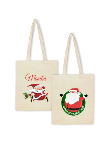 Eko Torba z imieniem PREZENT ŚWIĄTECZNY MIKOŁAJ