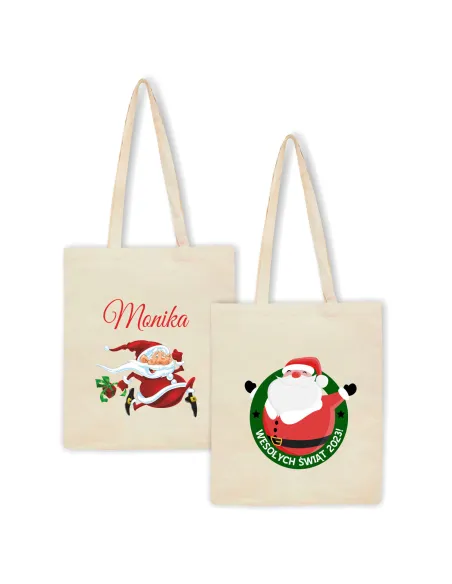 Eko Torba z imieniem PREZENT ŚWIĄTECZNY MIKOŁAJ
