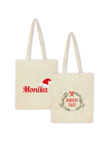 Eko Torba z imieniem PREZENT ŚWIĘTECZNY ŚWIĘTA