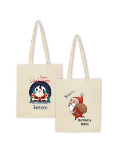 Eko Torba z imieniem PREZENT - MERRY CHRISTMAS