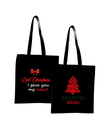 Eko Torba z nadrukiem ŚWIĘTA LAST CHRISTMAS