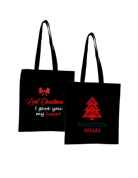 Eko Torba z nadrukiem ŚWIĘTA LAST CHRISTMAS