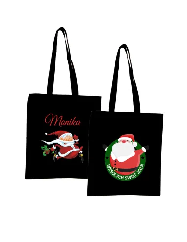 Eko Torba z nadrukiem PREZENT ŚWIĘTA MIKOŁAJ