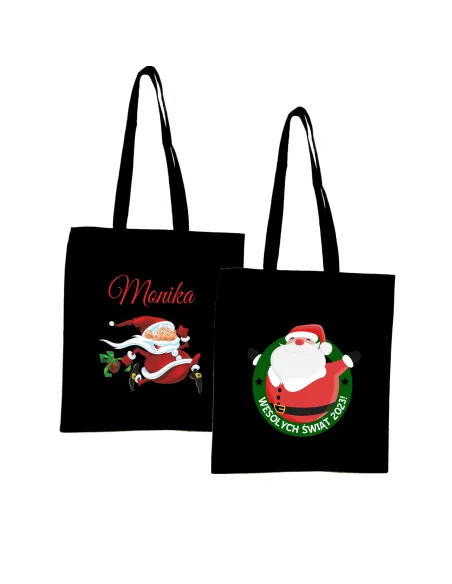 Eko Torba z nadrukiem PREZENT ŚWIĘTA MIKOŁAJ