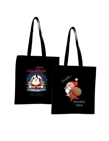 Eko Torba z imieniem PREZENT MERRY CHRISTMAS