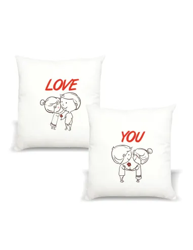 Poduszka z nadrukiem PREZENT na WALENTYNKI LOVE