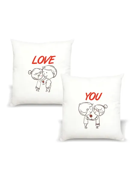 Poduszka z nadrukiem PREZENT na WALENTYNKI LOVE