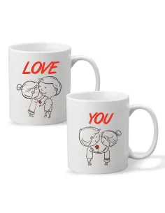 Kubek z nadrukiem PREZENT na WALENTYNKI LOVE