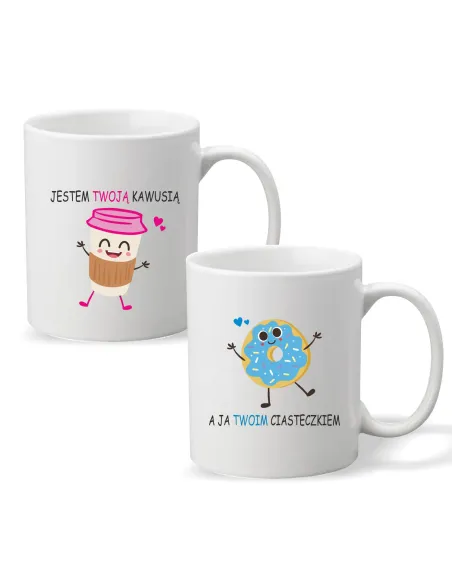 Kubek z nadrukiem PREZENT JESTEM TWOJĄ KAWUSIĄ
