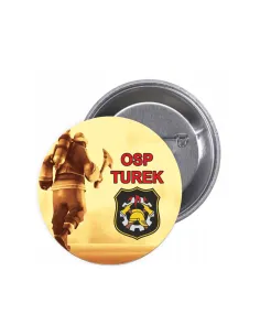 Przypinki buttony OSP MIEJSCOWOŚĆ znaczki badziki z grafiką