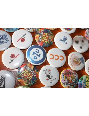 Przypinki buttony DZIEŃ STRAŻAKA DATA OSP znaczki badziki z grafiką