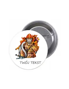 Przypinki buttony TWÓJ TEKST znaczki badziki z grafiką